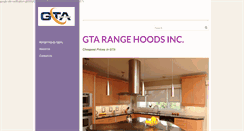 Desktop Screenshot of gtarangehoods.com